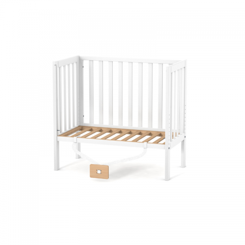 Beistellbett Veres ohne seitliche Wand – praktisch für den Einsatz als Beistellbett neben dem Elternbett.