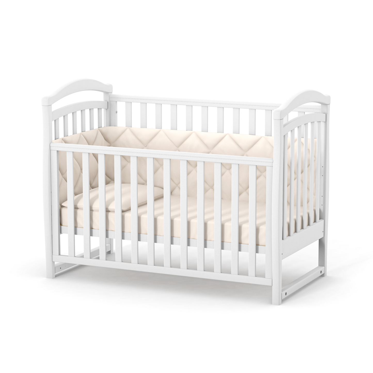 Veres LD6 Babybett mit beweglicher Seitenwand, ermöglicht einfaches Ein- und Aussteigen