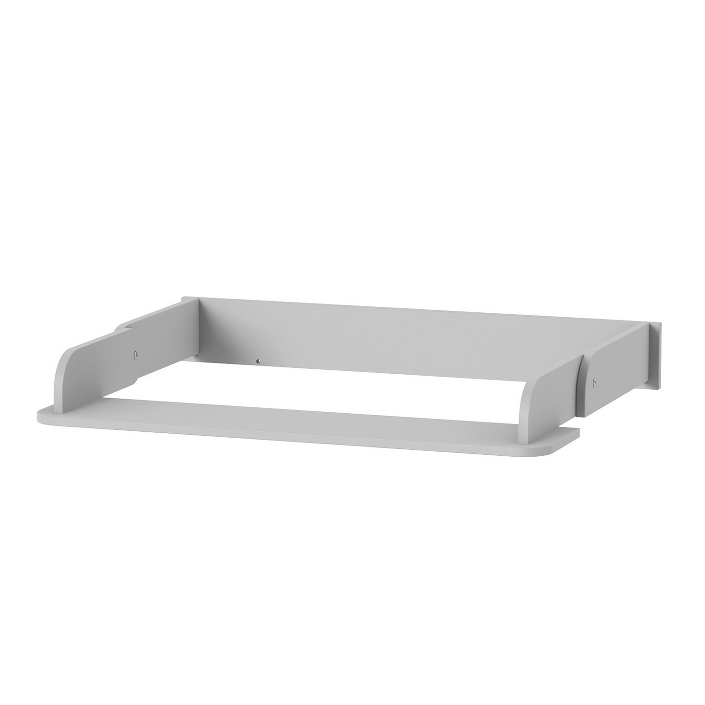 Klappbarer Wickeltisch Veres in Grau – modern und funktional, ideal für das Wickeln des Babys.