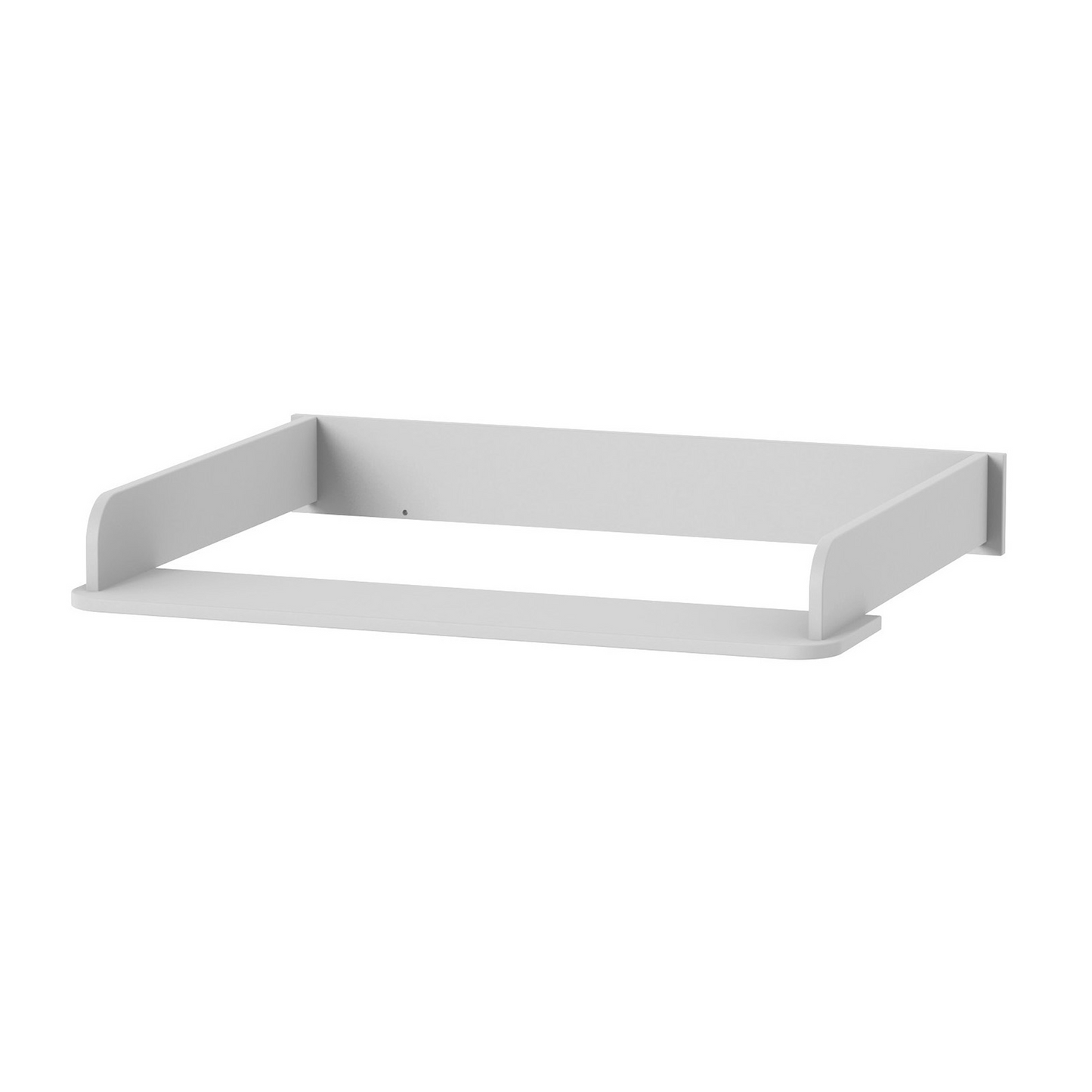 Klappbarer Wickeltisch Veres in Grau – modernes Design für praktisches Wickeln.