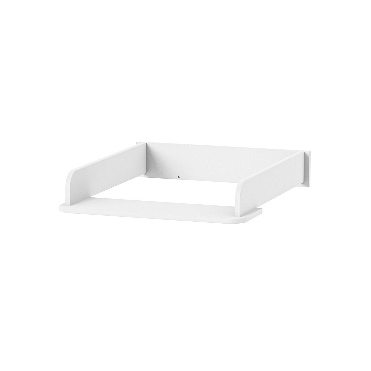 Abnehmbarer klappbarer Wickeltisch Veres in Weiß – praktischer und platzsparender Wickeltisch für die Kommode, ideal für das Wickeln.