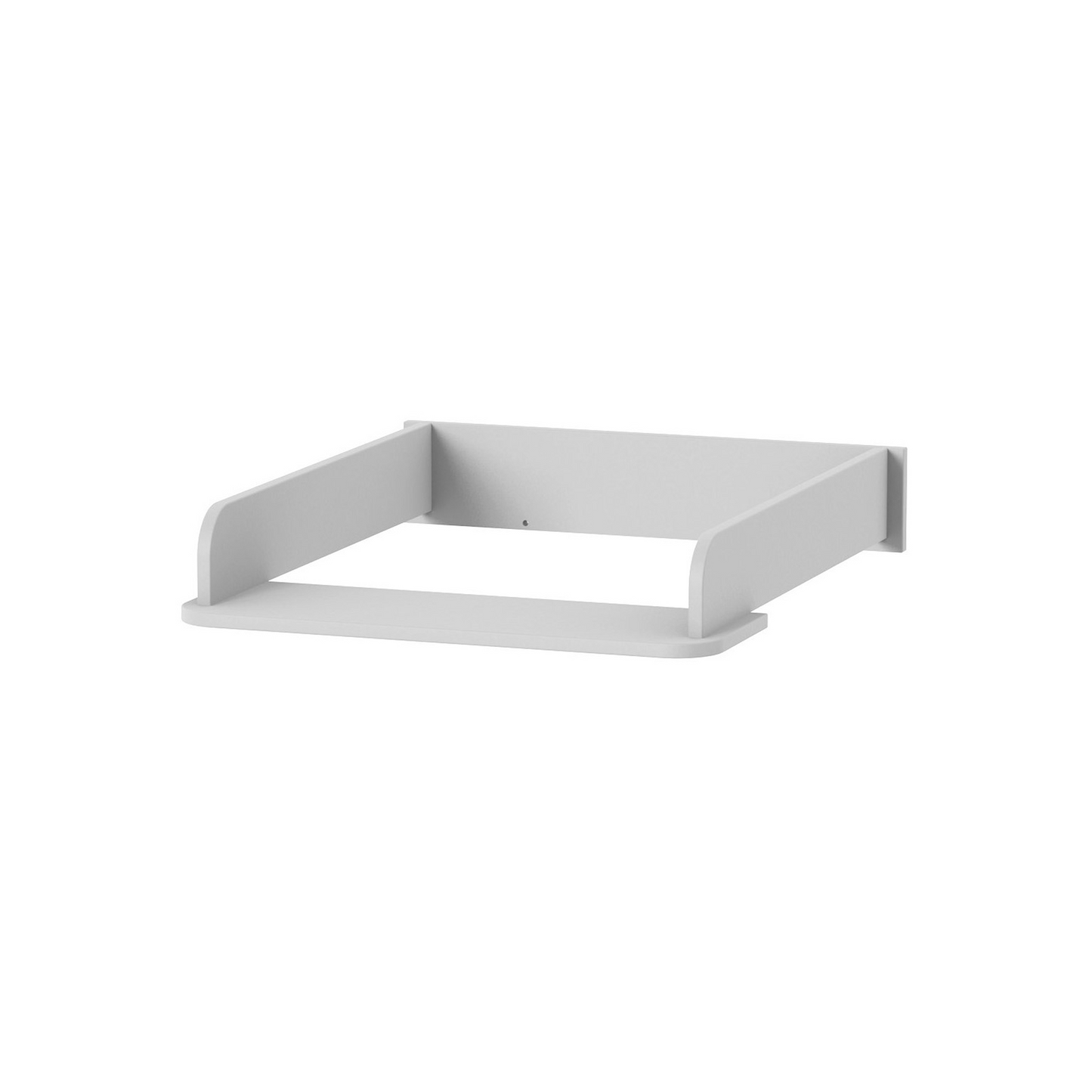Abnehmbarer klappbarer Wickeltisch Veres in Grau – modern und funktional, ideal für das Wickeln des Babys.