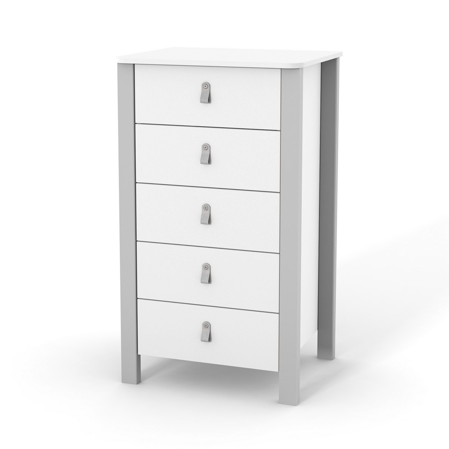 Veres Monaco 600 Kommode in Weiß Grau. Modernes Design mit einer eleganten Farbgebung für eine ruhige und harmonische Atmosphäre.