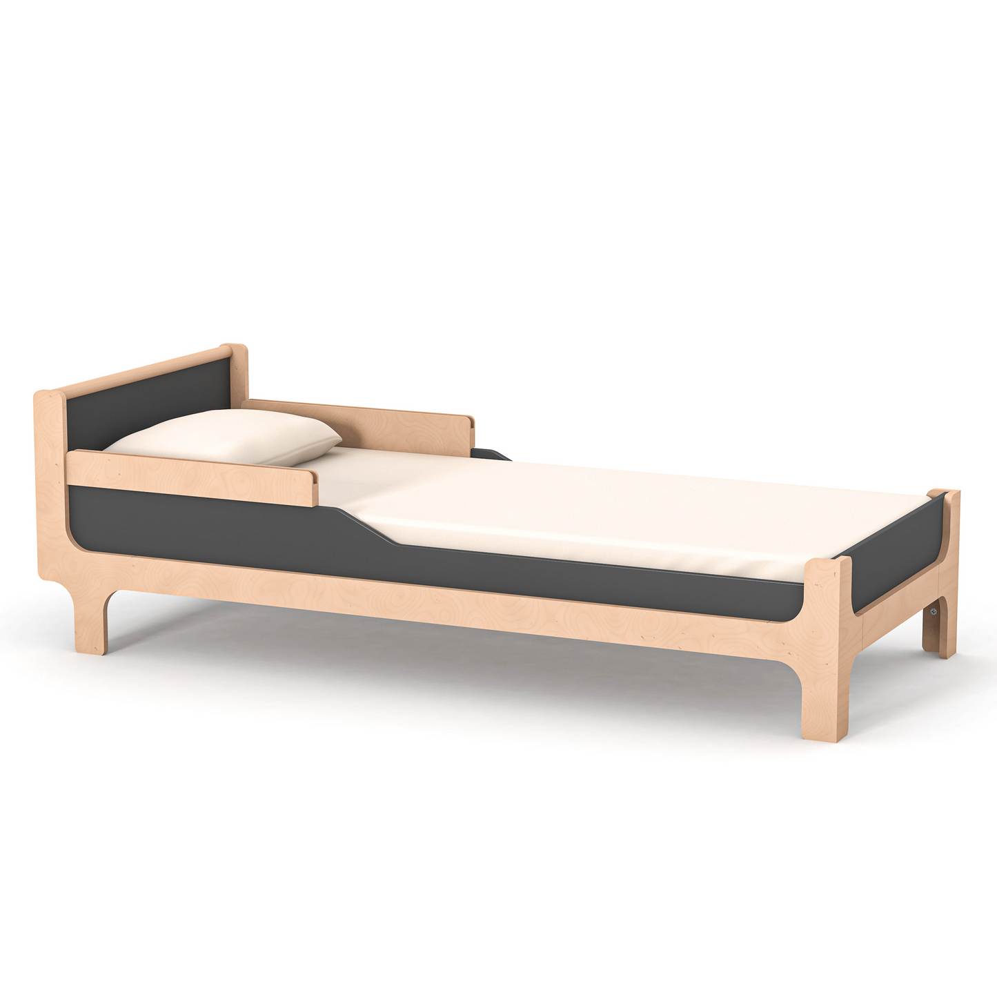 Veres Nice Jugendbett in Anthrazit – Jugendbett Veres Nice für das moderne Kinderzimmer.
