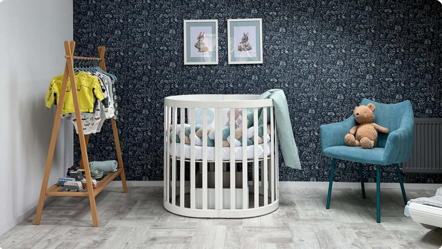 Veres Rom Kollektion: Charmante und funktionale Möbel für das Kinderzimmer mit sanften Rundungen und einem stilvollen, modernen Design