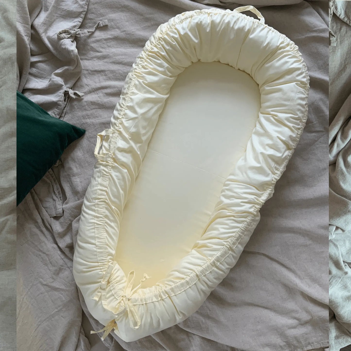 Veres Baby Kokon Nest – Weiches Babynestchen aus Baumwolle, Waschbar – 5 Farben Veres Company