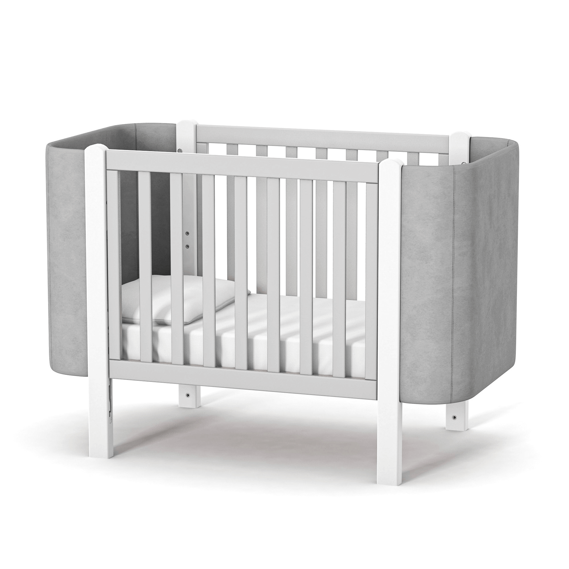 Modernes Branding für Veres Monaco Velour Babybett 120x60 cm – Premium-Babybett-Kollektion