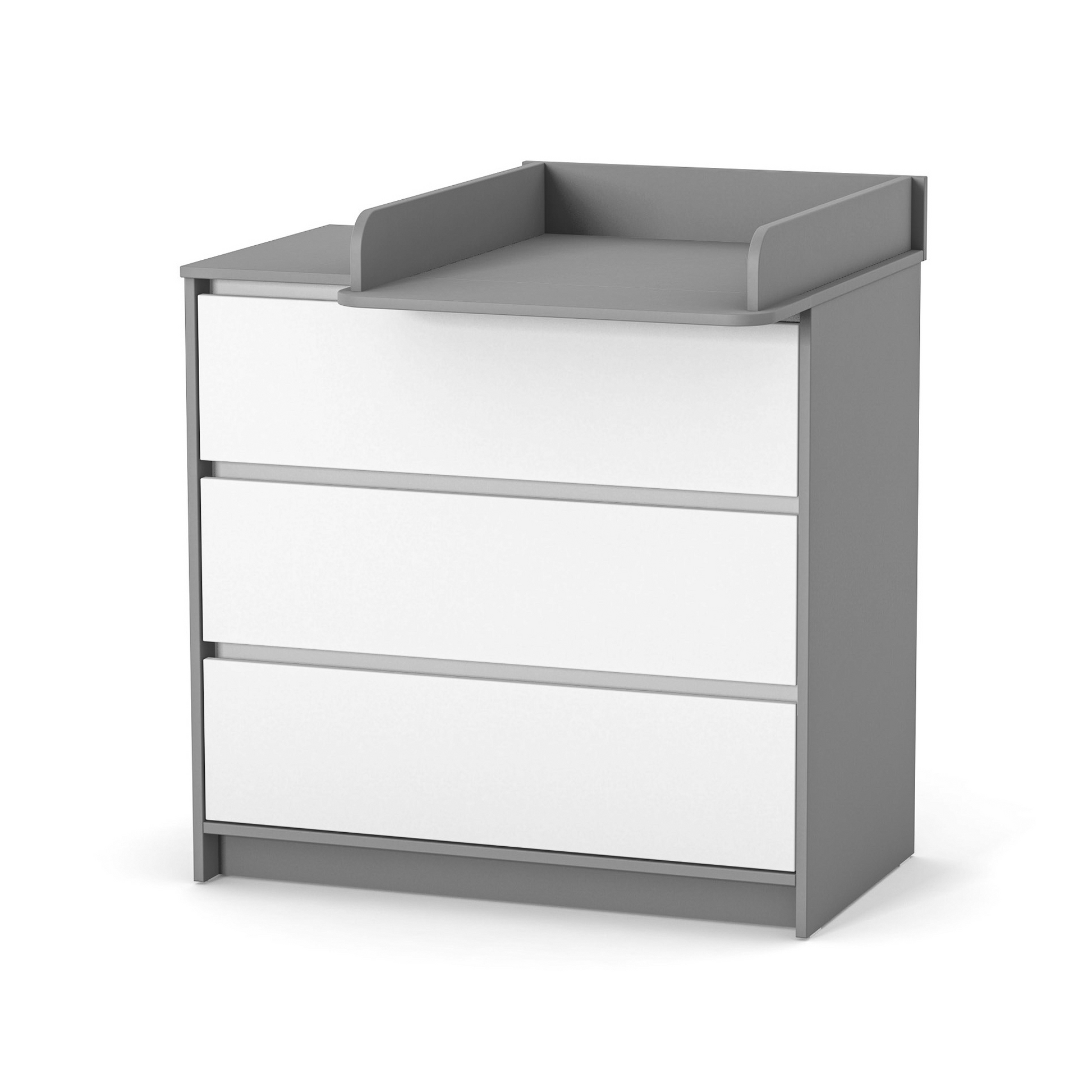 Kommode Veres Bern 900 mit schmalem Wickelaufsatz – platzsparende Wickelauflage für eine praktische Nutzung im Kinderzimmer.