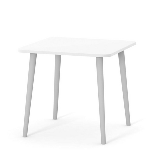 Kindertisch Veres New York in Weiß und Grau – eleganter und stabiler Tisch mit ergonomischem Design, ideal für kreatives Spielen und Lernen.