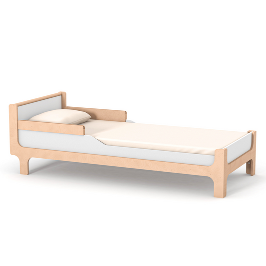Jugendbett Veres Nice für ein stilvolles Kinderzimmer in Weiß Natur.