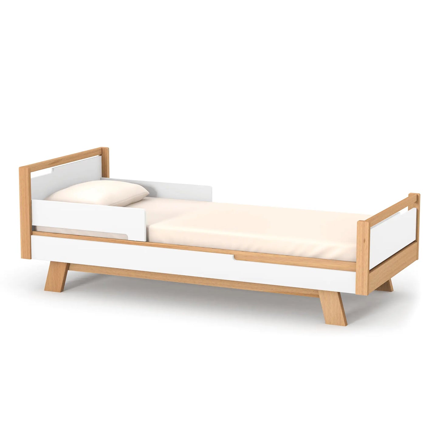 Veres Manhattan 190 Jugendbett (190x80 cm) mit abgerundeten Kanten und sicherem Design für Kinder.