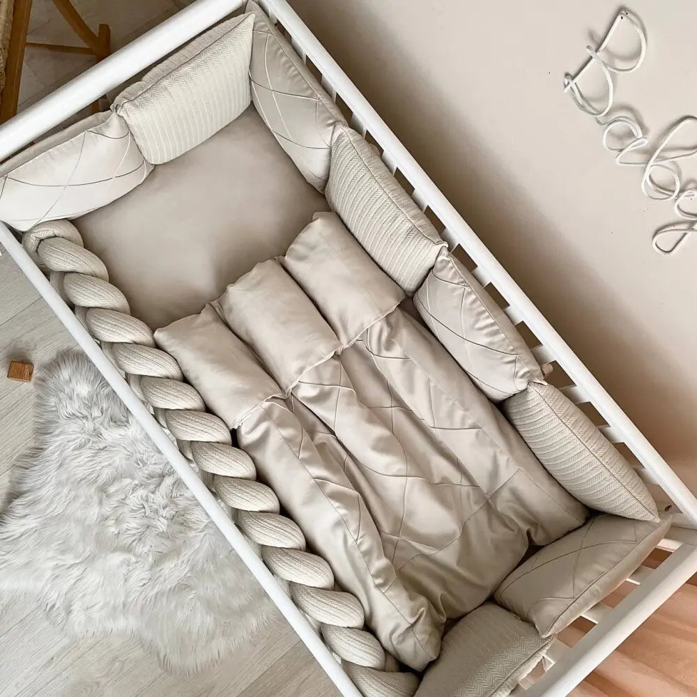 Babybettwäsche-Set 6 für 120x60 TraumLand Latte Veres Company