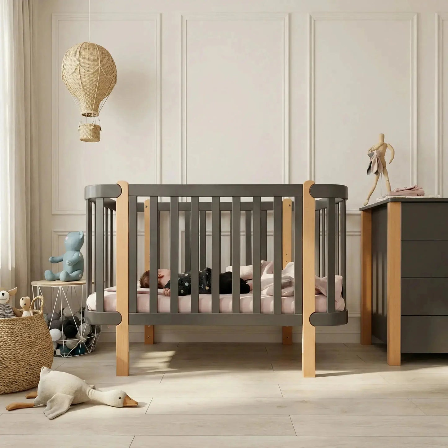 Veres Monaco Babybett (120x60 cm) • Premium Kollektion, sicher & multifunktional Veres Company