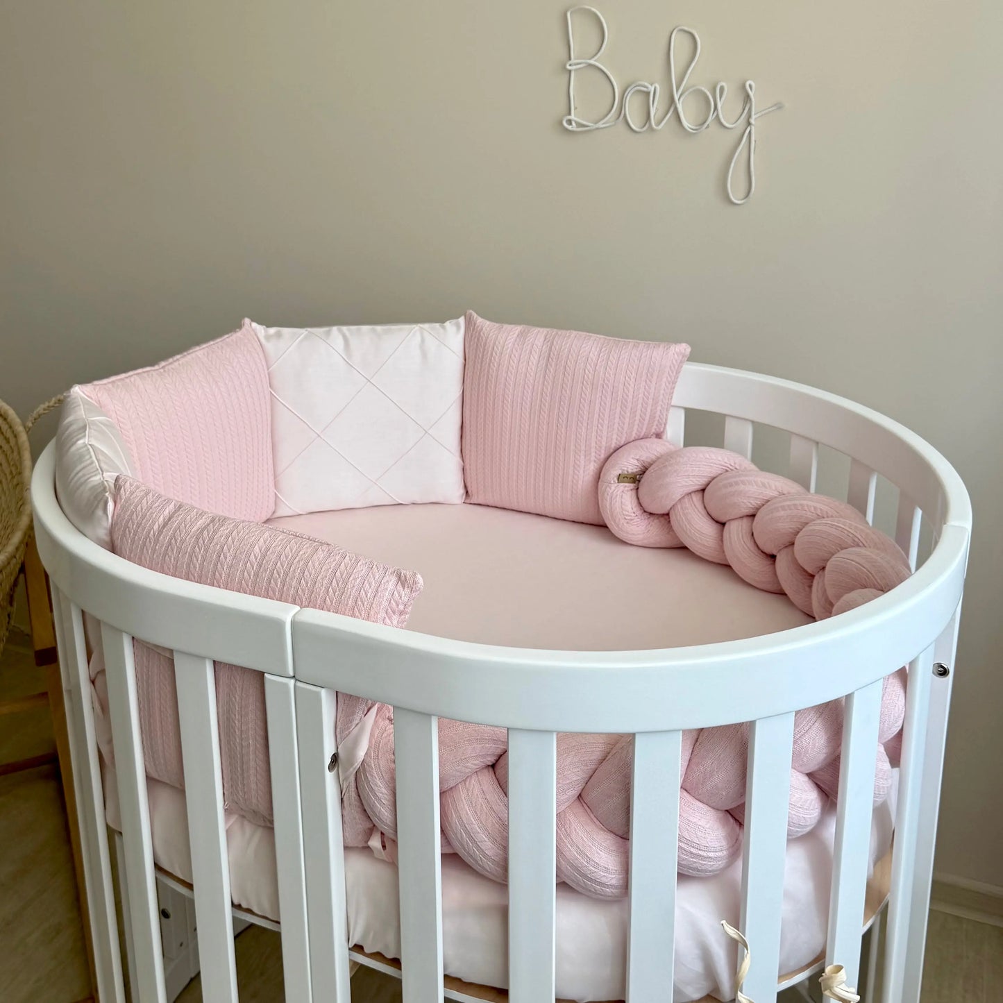 Babybettwäsche-Set  für Veres Rom 90x70 und 140x70 cm TraumLand Rosa