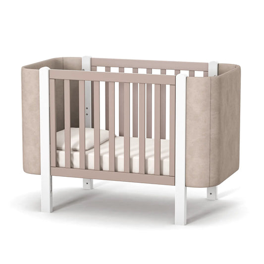 Neues Markendesign von Veres Monaco Velour Babybett 120x60 cm – hochwertige Babybett-Kollektion